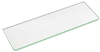 Sapho circle glazen planchet 30x10 cm transparant zonder ophangbeugel