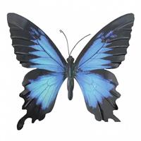 <a title="Primus Handcraft" href="https://www.de Wanddecoratie Vlinder Blauw met Zwart