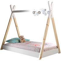 vipack Bed Tipi - wit/naturel - 90x200 cm