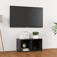 vidaXL Tv-meubel 72x35x36,5 cm spaanplaat grijs