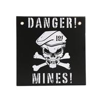 Danger Mines Muurplaat