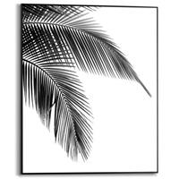 Praxis Schilderij Palm zwart-wit 40x50cm