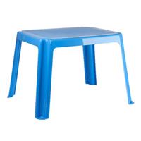 Forte Plastics Kunststof Kindertafel Blauw 55 X 66 X 43 Cm - Kindertafel Buiten - Bijzettafel